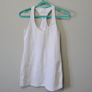 White, Lululemon tank